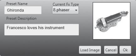 G2 New Channel Preset Popup Window G4 G1 G3 G7 G5 G6 img. G G1) New Channel Preset Name Textbox can be edited to assign a name to a new preset.