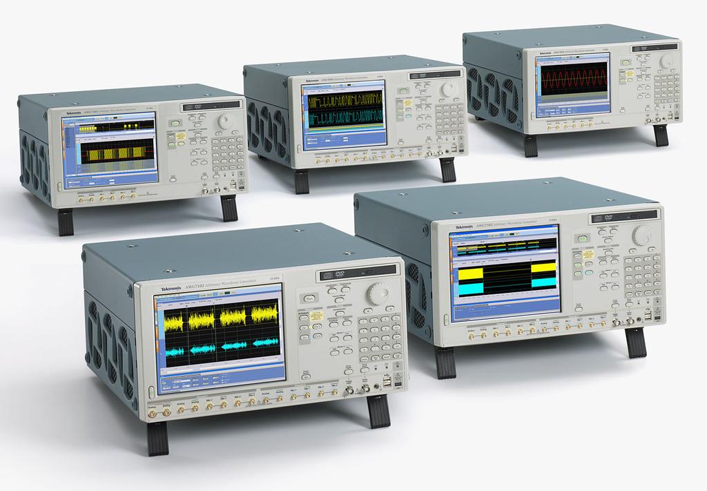Arbitrary Waveform Generator AWG7102 AWG7101 AWG7052 AWG7051 Data Sheet Applications Disk Drive (Magnetic/Optical) Read/Write: Up to 5 Gb/s Data Rate (2 Points/Cell) or 50 ps Timing Telecom/Data