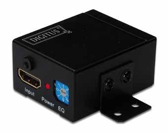 The DIGITUS HDMI Repeater extends your HDMI signal to up to 30 meters and supports brilliant 4K resolutions for excellent image quality.