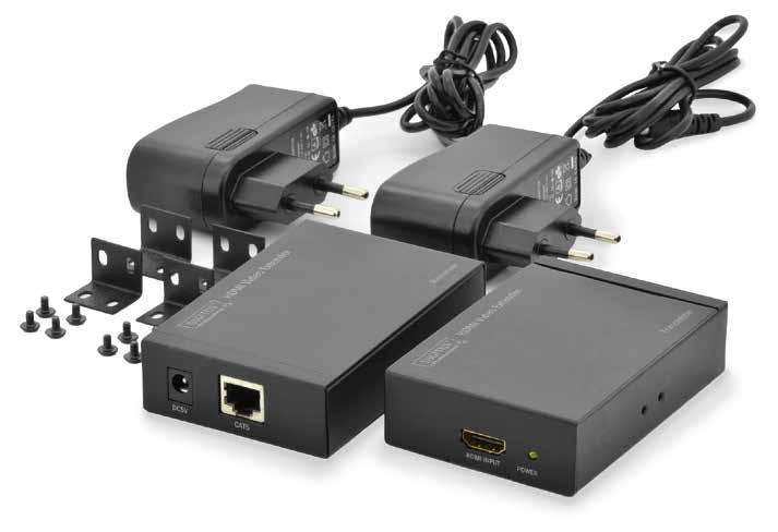 CAT 5 / IP HDMI extender consisting of transmitter and receiver unit Video resolution up to 1080p Supports 3D For extension up to 50 meter Follow the standard of IEEE-568B Bandwidth