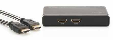 DATA TRANSMISSION & VIDEO SOLUTIONS DisplayPort Solutions DisplayPort to HDMI Splitter (1x2) Output one DisplayPort signal to two HDMI monitors simultaneously DisplayPort 1.