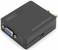 DATA TRANSMISSION & VIDEO SOLUTIONS Video Converter VGA to HDMI Converter incl.