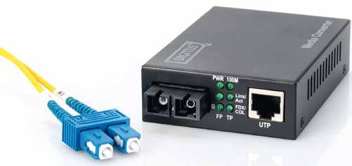 Media Converter // Fast Ethernet Fast Ethernet Media Converter, RJ45 / SC The perfect converter solution for various fiber media Transforms wire based network media to fiber optic High quality and