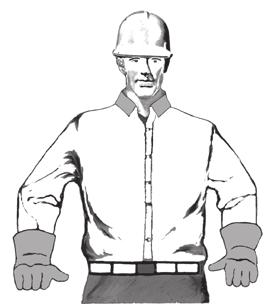 Rotate other fist in front of body in direction that other track is to travel.