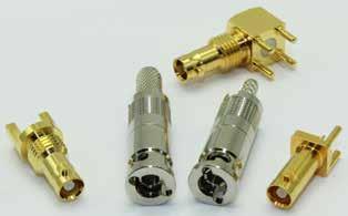 Micro BNC 50 & 75 ohm Micro BNC 50 & 75 ohm Micro BNC (HD BNC) Micro BNC (also known as HD-BNC) connectors are available with both 50 and 75 ohm interfaces.