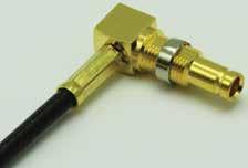 1.0/2.3-75 ohm 1.0/2.3-75 ohm Straight crimp bulkhead mount jack. These cable jacks have crimped inner and outer gold plated contact and body.
