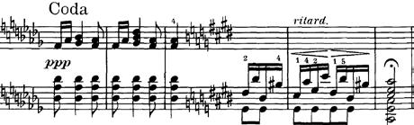 When this is fully realized the motive of the B-section may sound as a harmonic distillation (in the major) of the main motive of the A-section; Schubert in fact "puts it on the table" by attaching