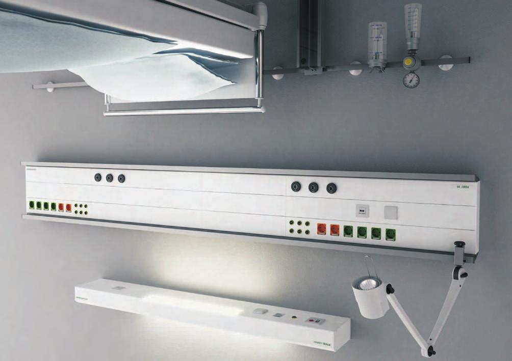Front profiles attached without screws ensure hygiene and prevent access by unauthorised persons. fig. 39: IV 1054, three-channel version IV 1054 comes in a single, double and triplechannel system.