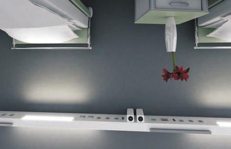 The flush installed lighting components mean that modulux pure is easy to clean. fig.