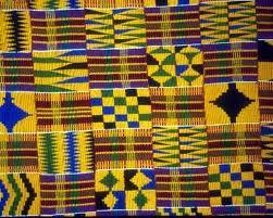 Kente cloth, from