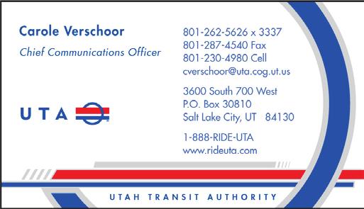 Corporate Identity materials All business cards, letterhead, envelopes and other materials are to be ordered through the UTA purchasing department. They have the correct templates for these items.