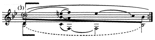 Sonata op. 22, third movement Example 11.