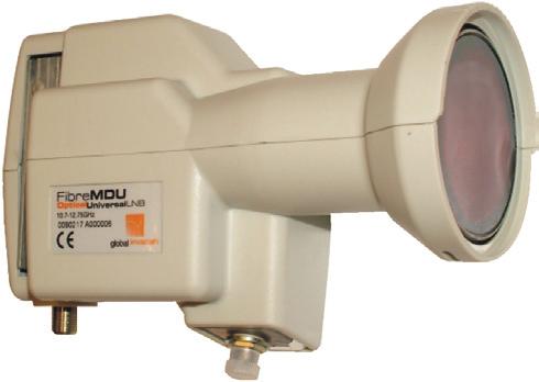 FIBRE MDU Optical Output LNB The GI FibreMDU Optical Output LNB radically changes how satellite IF signals are dealt with compared with conventional Universal LNBs.