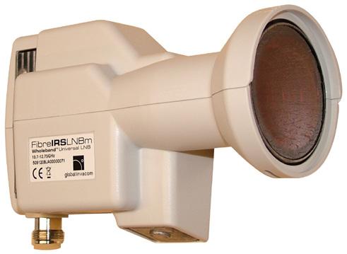 LNBm FibreIRS Wholeband LNB WHOLEBAND LNB WITH INTERGRATED FREQUENCY STACKER The Wholeband LNB uses patented technology to frequency stack horizontal and vertical polarities, creating a single