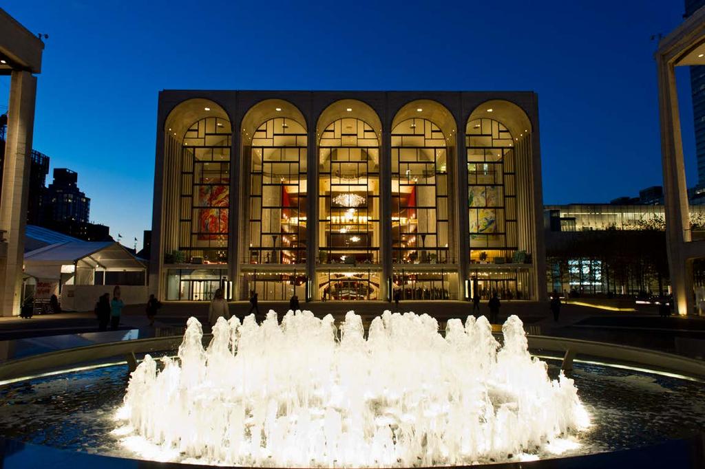 ABOUT THE METROPOLITAN OPERA HOUSE Photo: Johnathan Tichler/ Metropolitan Opera The Metropolitan Opera is a vibrant home for the most creative and talented singers, conductors, composers, musicians,