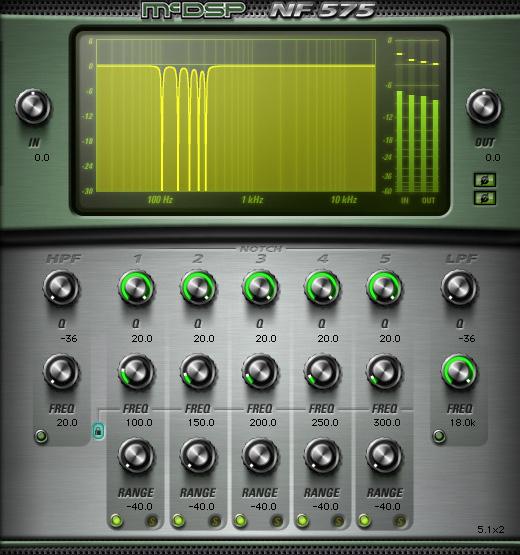 McDSP plug-ins that the vocal or dialog is at roughly the same level after being processed. This control is seldom needed, but can be useful occasionally.