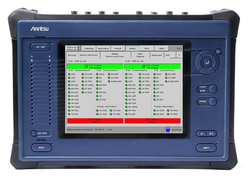 CMA 3000 Basic Instrument SPECIFICATIONS Field testing has never been easier CMA 3000 is Anritsu s next-generation portable, compact and user-friendly field tester.