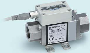Note 2) Integrated flow adjustment valve and temperature sensor New Flow adjustment