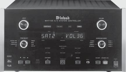 Owner s Manual MHT100 A/V System Controller Manufactured under license from Dolby Laboratories, Dolby, Pro Logic and the double-d symbol are registered trademark of Dolby Laboratories, Inc.