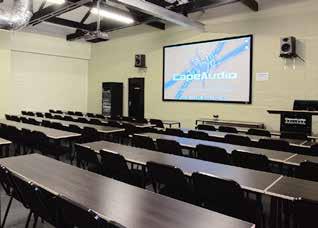 The campus offers over 40 digital workstations running the industrystandard pro tools software and other music production software programs.