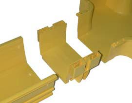 While a coupler is comprised of two pieces that must be separated to remove components, installing a coupler to a notched channel or