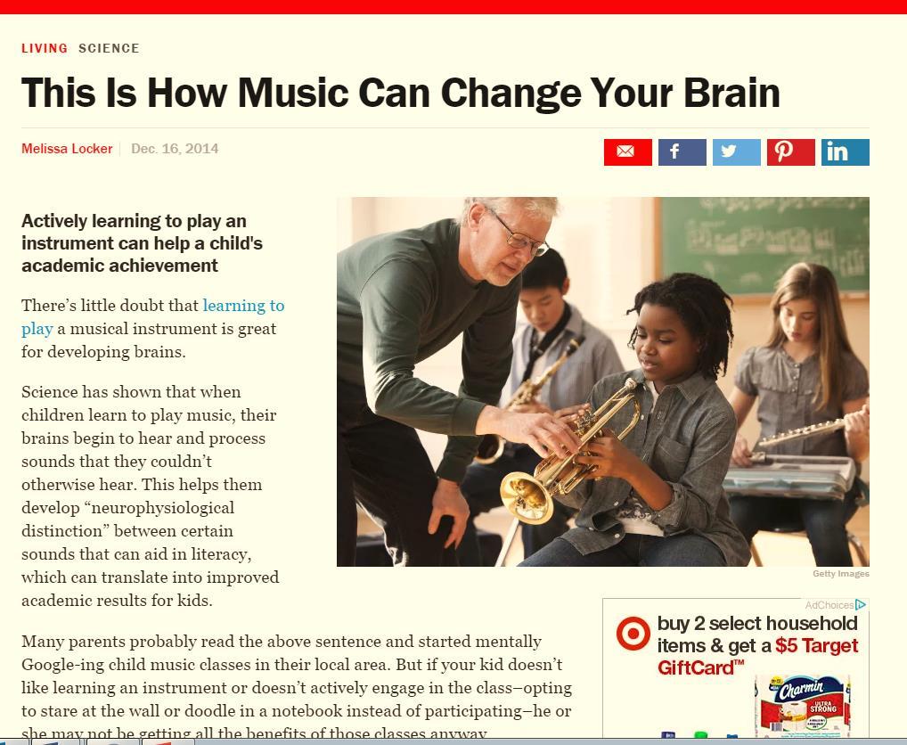 What are the benefits of being in band? This is How Music Can Change Your Brain http://time.