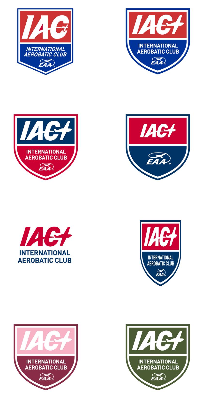 LOGO USAGE RULES UNACCEPTABLE USAGE When using the IAC Shield logo on communications, always use approved artwork and do not alter, distort or replace any of the logo elements.