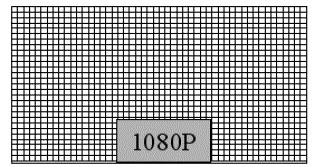 720 pixels down 1920 pixels across 1920 x 1080 Also known