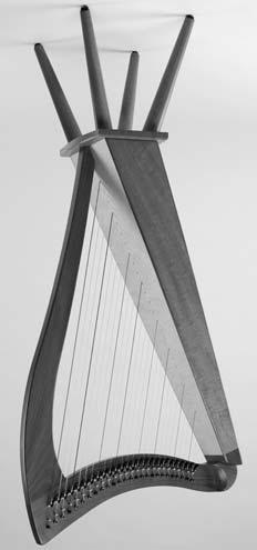 Their standards of finish and detailing delight even the most discriminating of woodworkers. Dusty Strings offers three sizes of harps: 26, 34, and 36 strings. Please visit our web site at www.