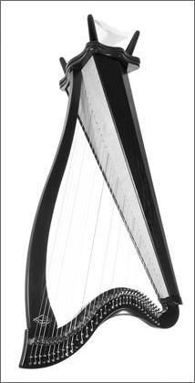 The neck and pillar and other small parts of the harp are made of solid ash. These harps have a 2-year warranty.