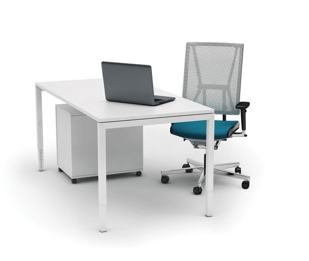 26 NOVA BENCH SYSTEM 27 desk top styles Height adjustable