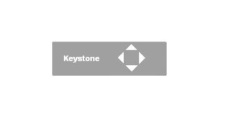 Keystone Keystone Keystone If a projected picture still has keystone distortion after pressing the AUTO PC button on the remote control, correct the image manually as follows: Press the KEYSTONE