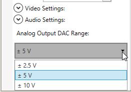If the connection is established, VideoControl remotely controls the Video Frame Rate setting, the base file name in the Recorder (see chapter 5.11.