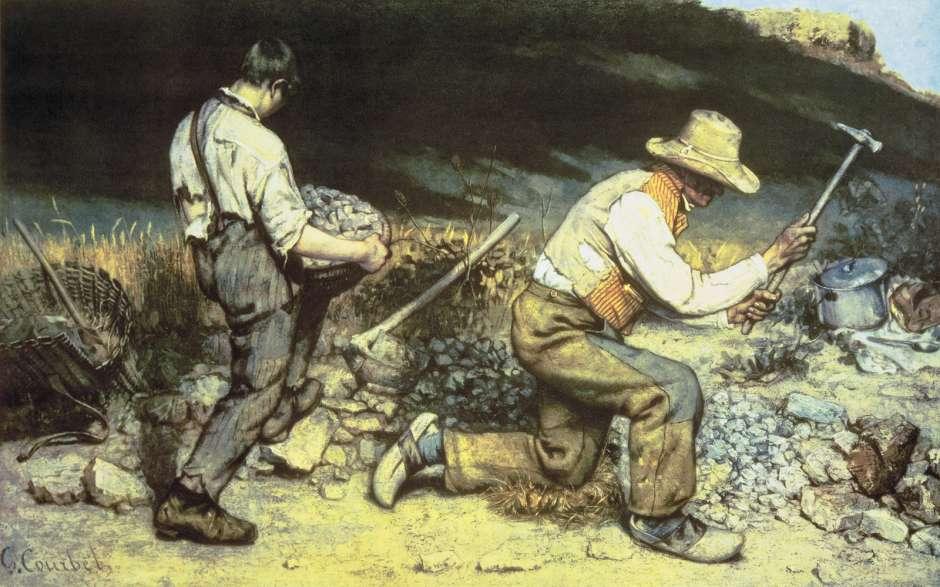 GUSTAVE COURBET, The Stone Breakers, 1849.