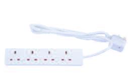 6 gang round edge, each socket individually switched, with neons, 2M, white 8798R/13/2M/AS/TEL 8798/13/2M/AS 4 gang anti-surge & anti-spike with red status neon, 2M, white 9568/13/2M/AS 6 gang