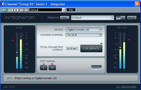 EGRATOR The Integrator plug-in for Digital Konnekt x32 makes integration of external hardware into your DAW environment seamless.
