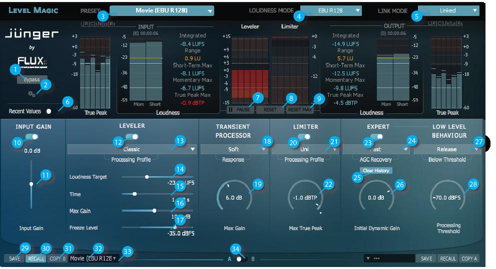 Level Magic LevelMagic is a comprehensive Real Time and Offline loudness measurement, correction and management processor.
