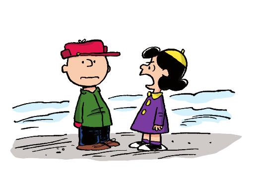 COMRADES Lucy: Merry Christmas, Charlie Brown! At this time of year I think we should put aside all our differences and try to be kind.