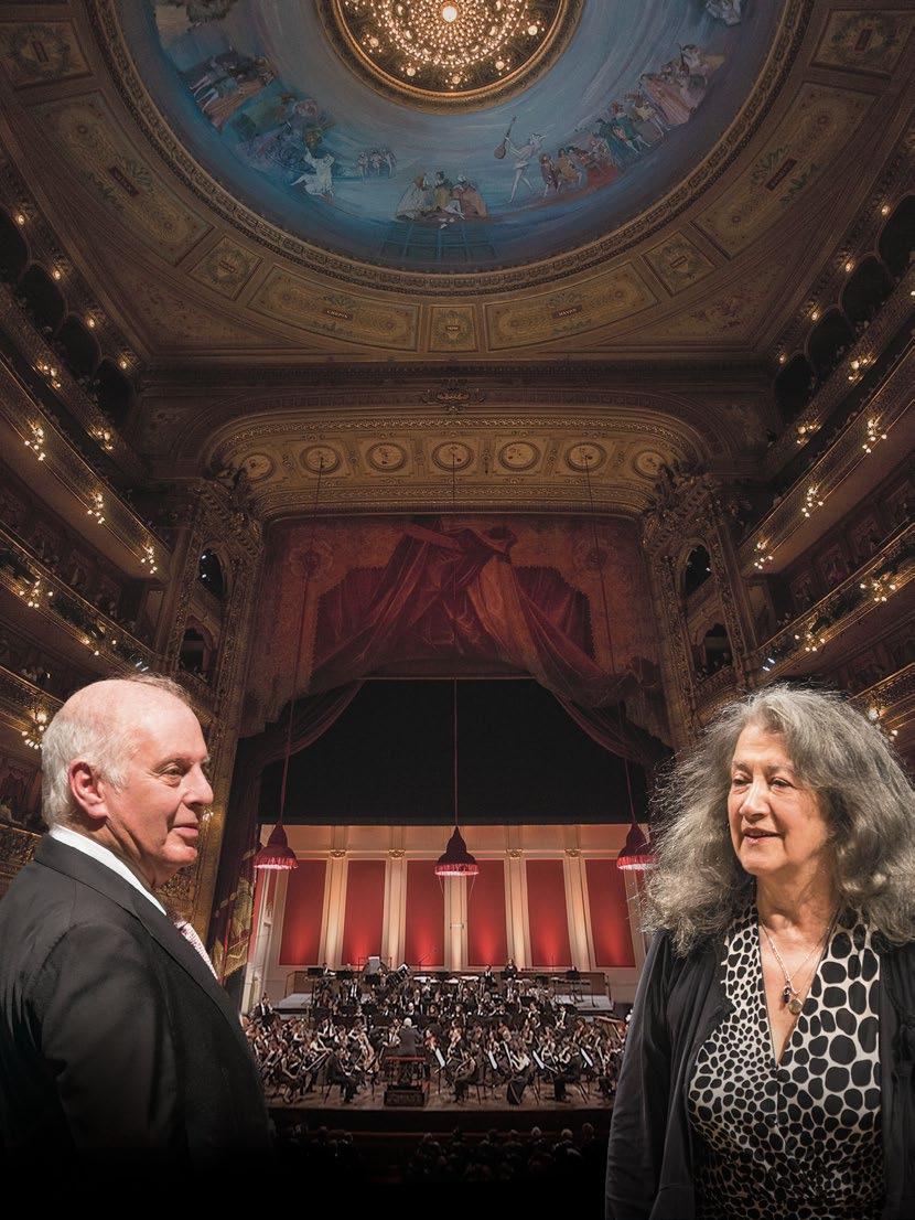 Photo: Guido Adler/DG CONCERT MARTHA ARGERICH & DANIEL BARENBOIM PIANO DUOS AT THE TEATRO COLÓN ROBERT SCHUMANN Six Studies in the Form of Canons for Pedal Piano, Op. 56 (arr.