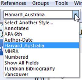 Copying References between Libraries 1. Select the references to be copied 2. From the Edit menu, select Copy 3. Open the library to which you want to add the references.