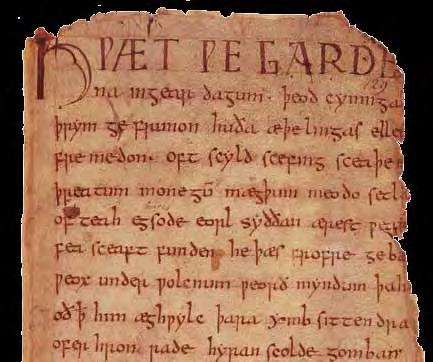 Poem Beowulf Híe þæt ne wiston, þá híe gewin drugon, But they did not know, s they entered the fight, herd-hicgende hilde-mecgs hrd-minded men, ttle-wrriors, ond on helf gehwone héwn þóhton, 800