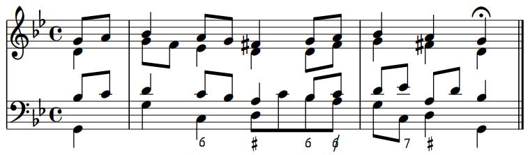 They most often occur in the bass. Exercises: In the following exercises, insert several passing tones, including at least one accented passing tone.