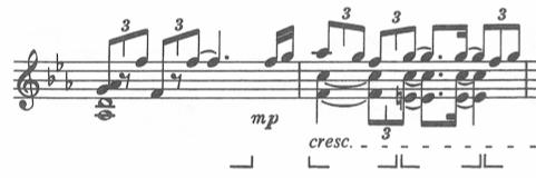 115 the section with quarter-note = 126 BPM contain three consecutive strokes with 1 2 manual changes per bar.
