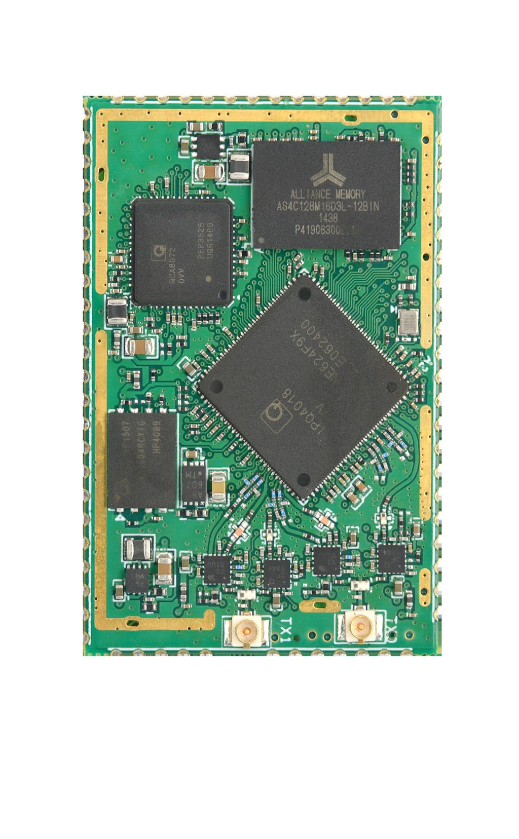 Data sheet is a very powerful quad-core CPU based module with dual band concurrent radio supporting 802.