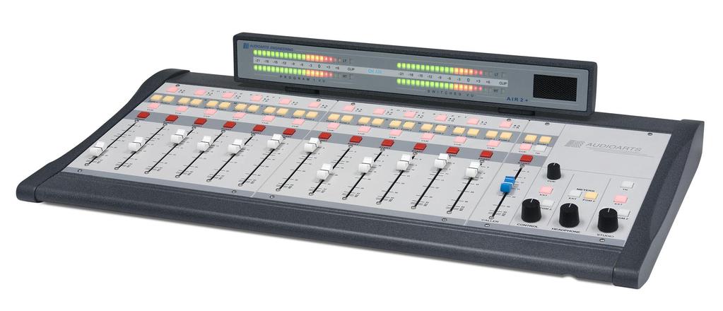 CONSOLE FEATURES Overview Console Features Each AIR 2+ console has two Input panels and one Master panel. The Input panel consists of six faders with associated switches.