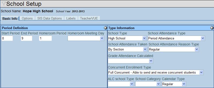 Chapter Two To set up the attendance calendar, the tasks should be completed in the order outlined in this chapter.