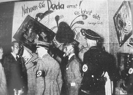 Another example, the exhibition of Degenerate Art by the National Socialists held in Munich in 1937, is a much publicised case of censorship which, in retrospect, had a productive effect on the