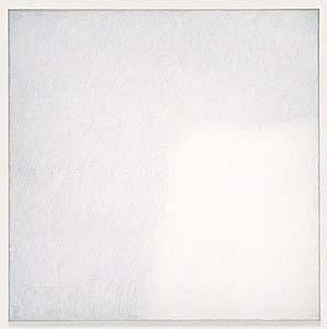 (Figure 72) shows. Again, like the Rauchenberg, the Ryman painting is nothing but an empty white field or void.
