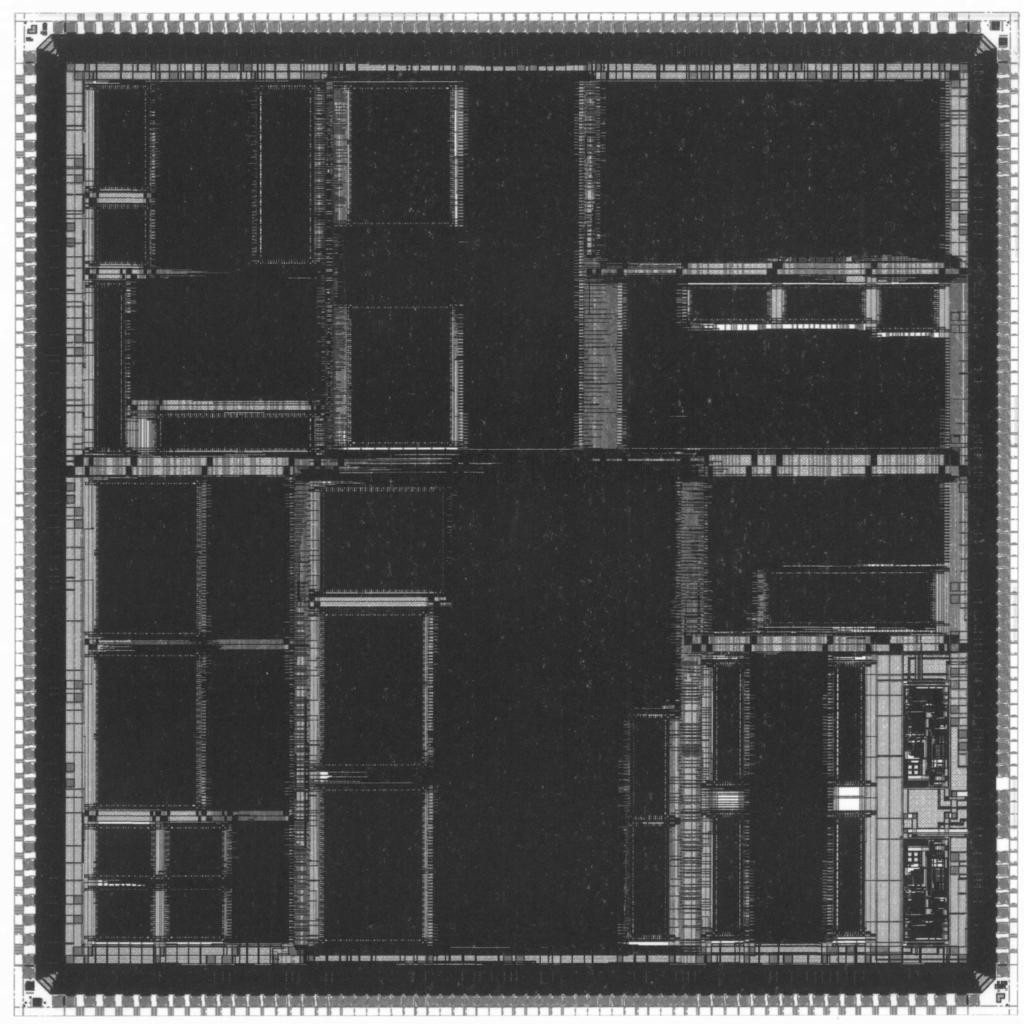 Chip specifications 0.25-um 4-level metal CMOS 5.0 million transistors 10.0 x 10.