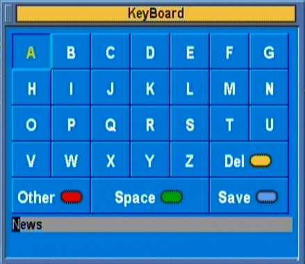 6.3 How to use on-screen keyboard 35 6.3 How to use on-screen keyboard You can move the highlight key horizontally with the b and d buttons and vertically with the a and c buttons.